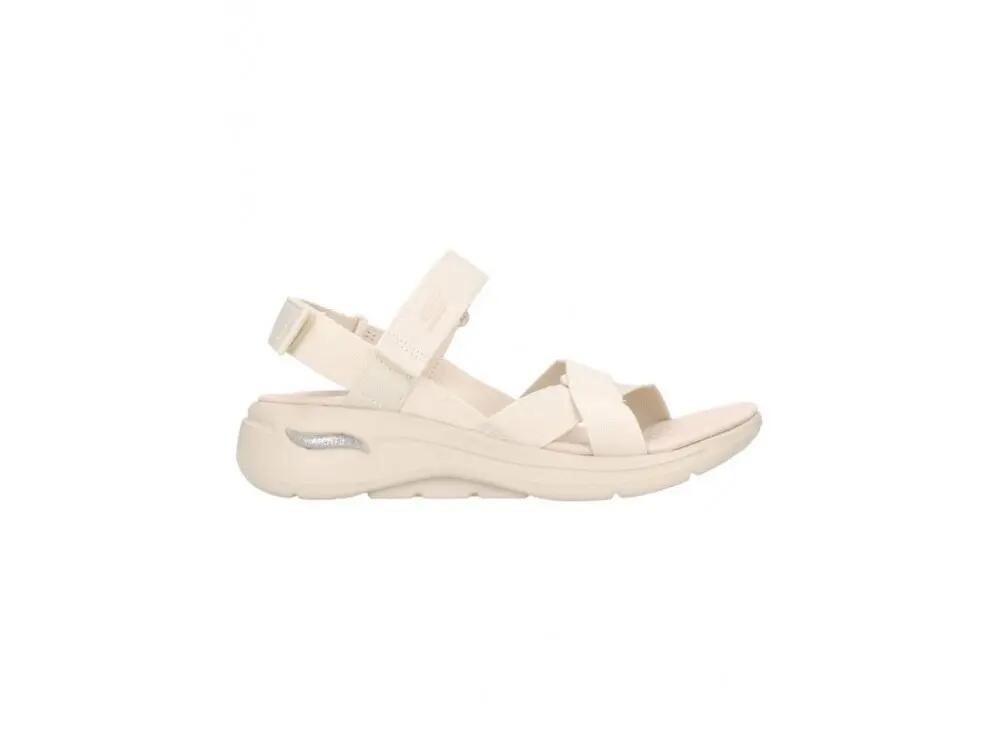 Skechers Sandalias Go Walk Arch Fit 140808 de la Talla 40 en Color Natural 6/6