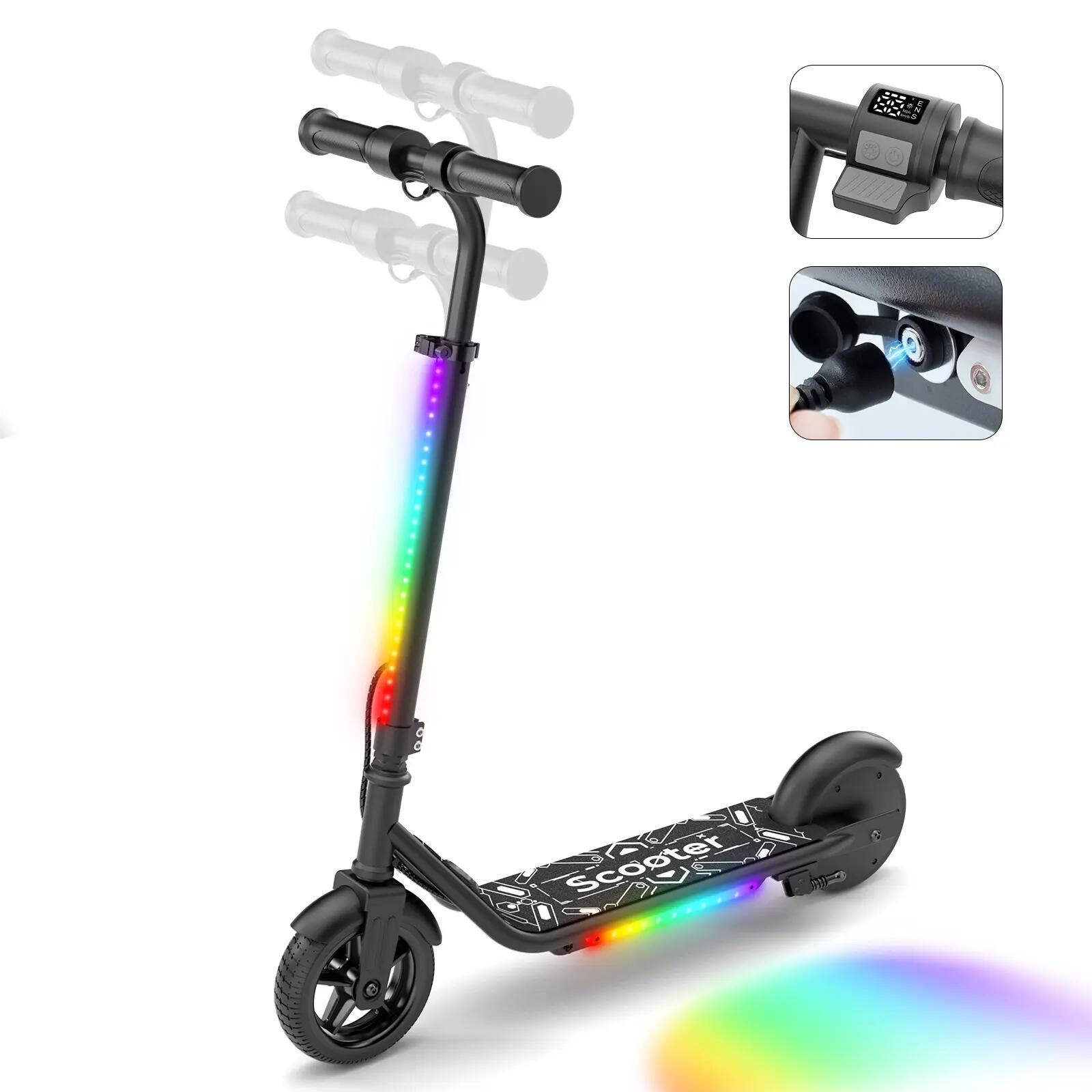 K2 Pro Monopattino Elettrico Per Bambini, Motore 150W, Batteria 18V 2.6Ah 2/8