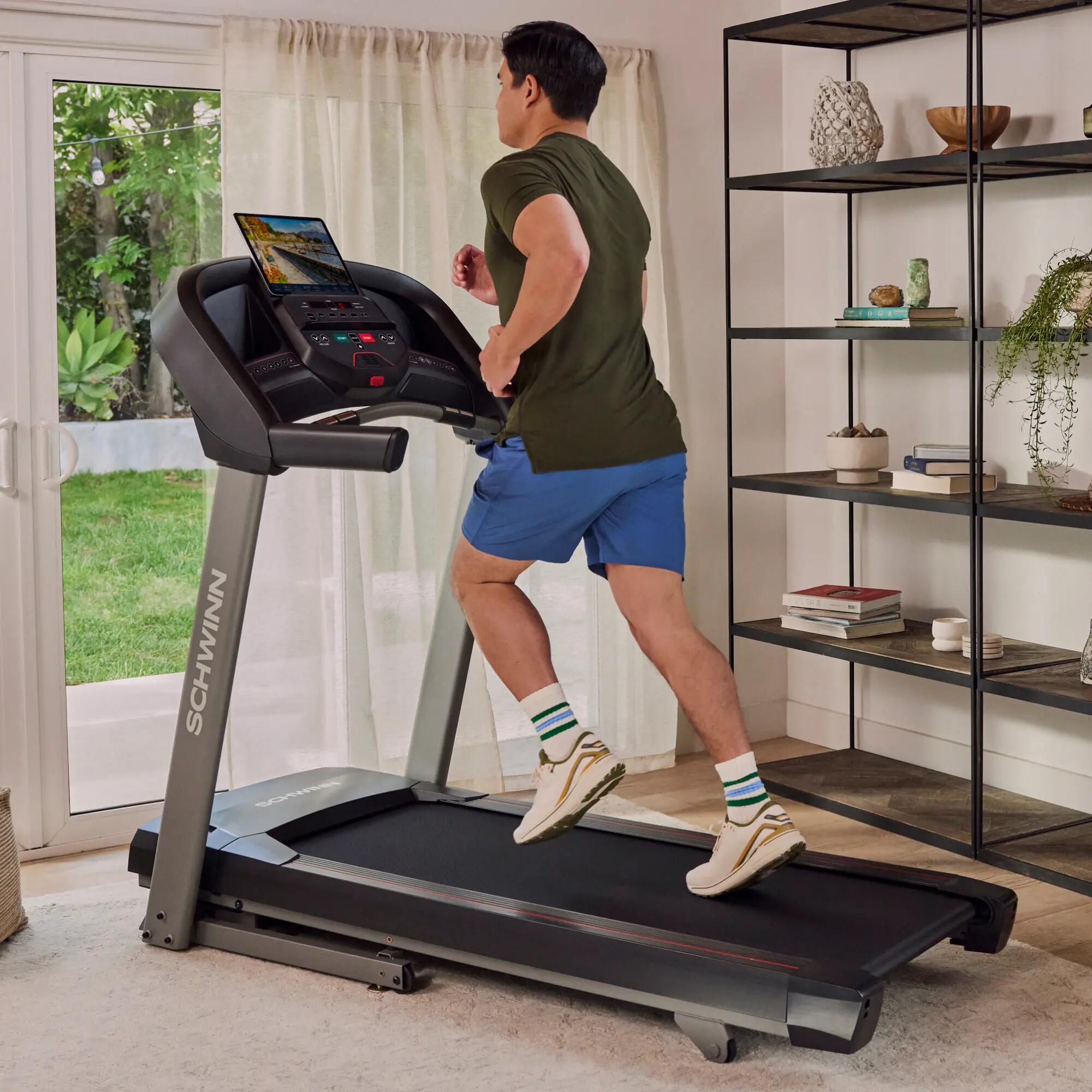 Cinta de correr plegable SFT4.1, 18 km/h, Bluetooth FTMS + bandas 4/7
