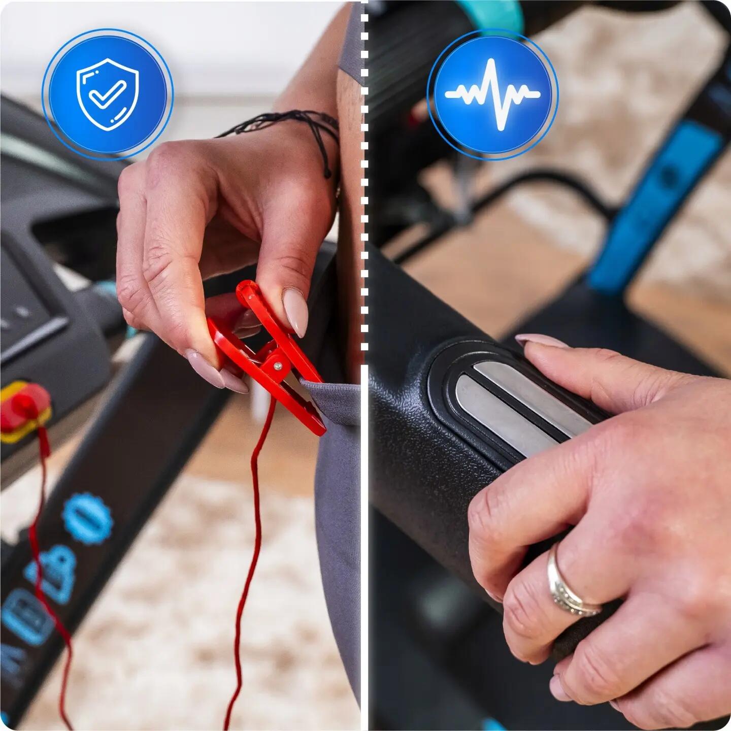 Tapis de course électrique THUNDER TFT pliable 20 km/h écran tactile 12/14
