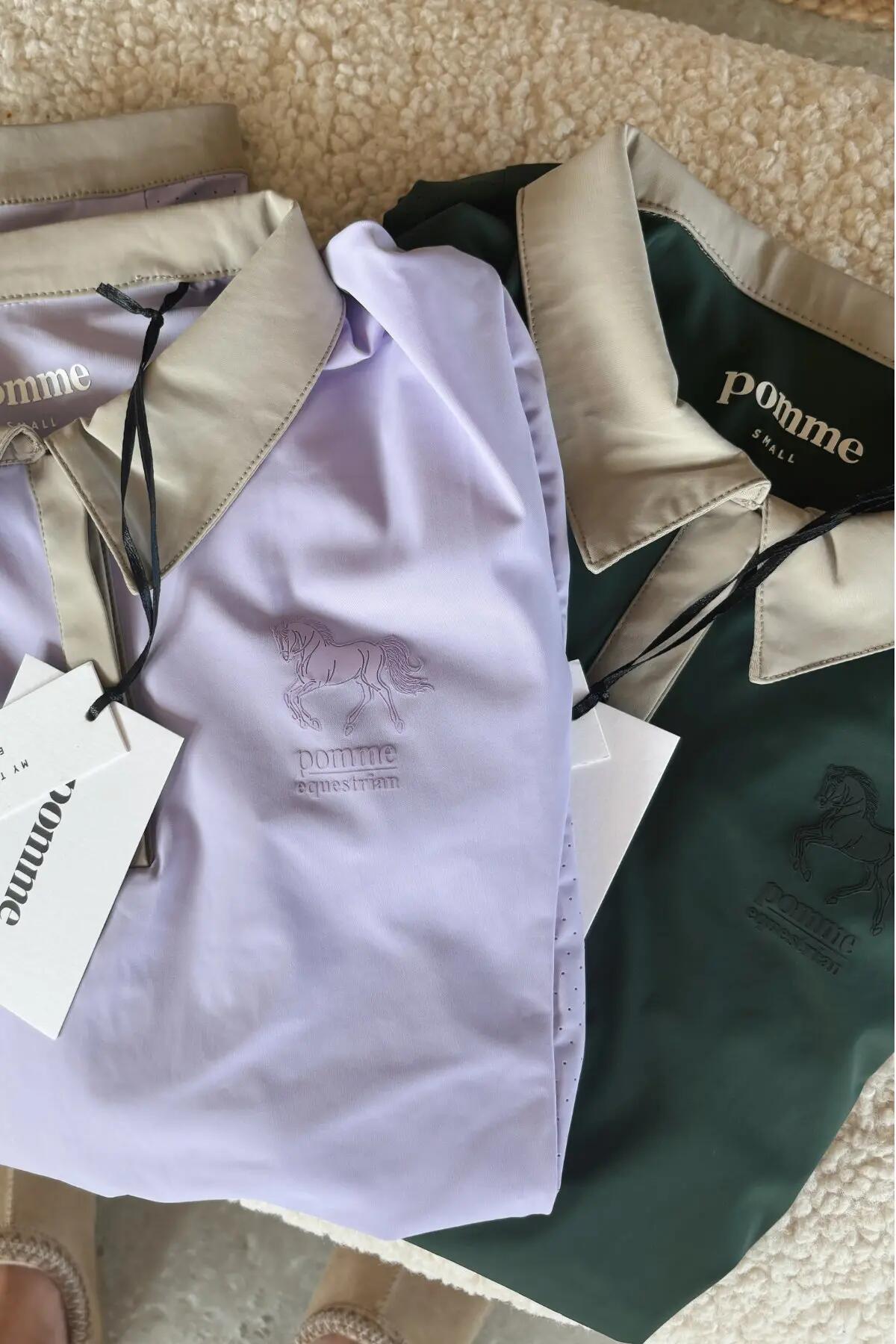Chemise Jessie Piké, Lavande/Pavé 3/7