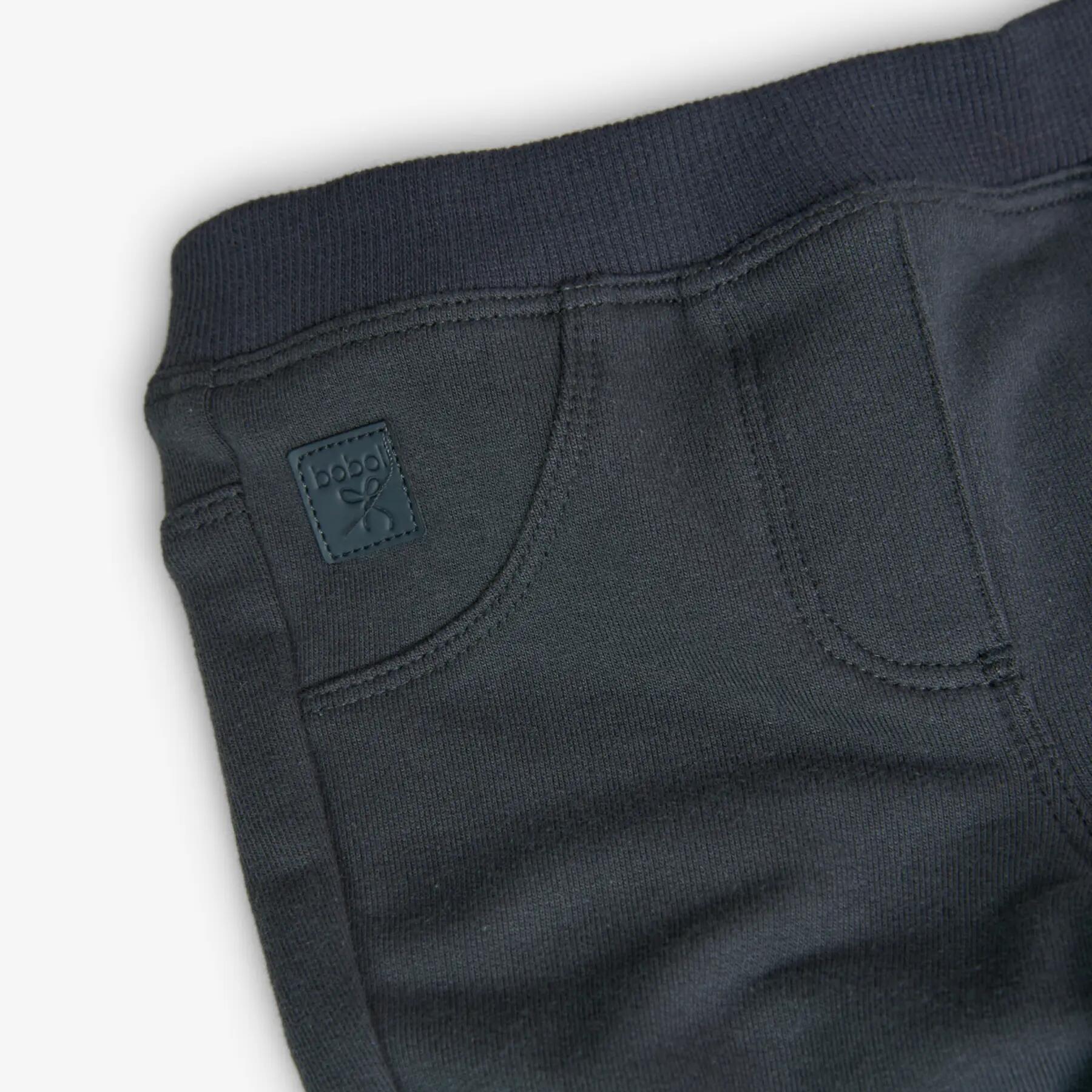 Pantalon garçon en molleton denim 3/5