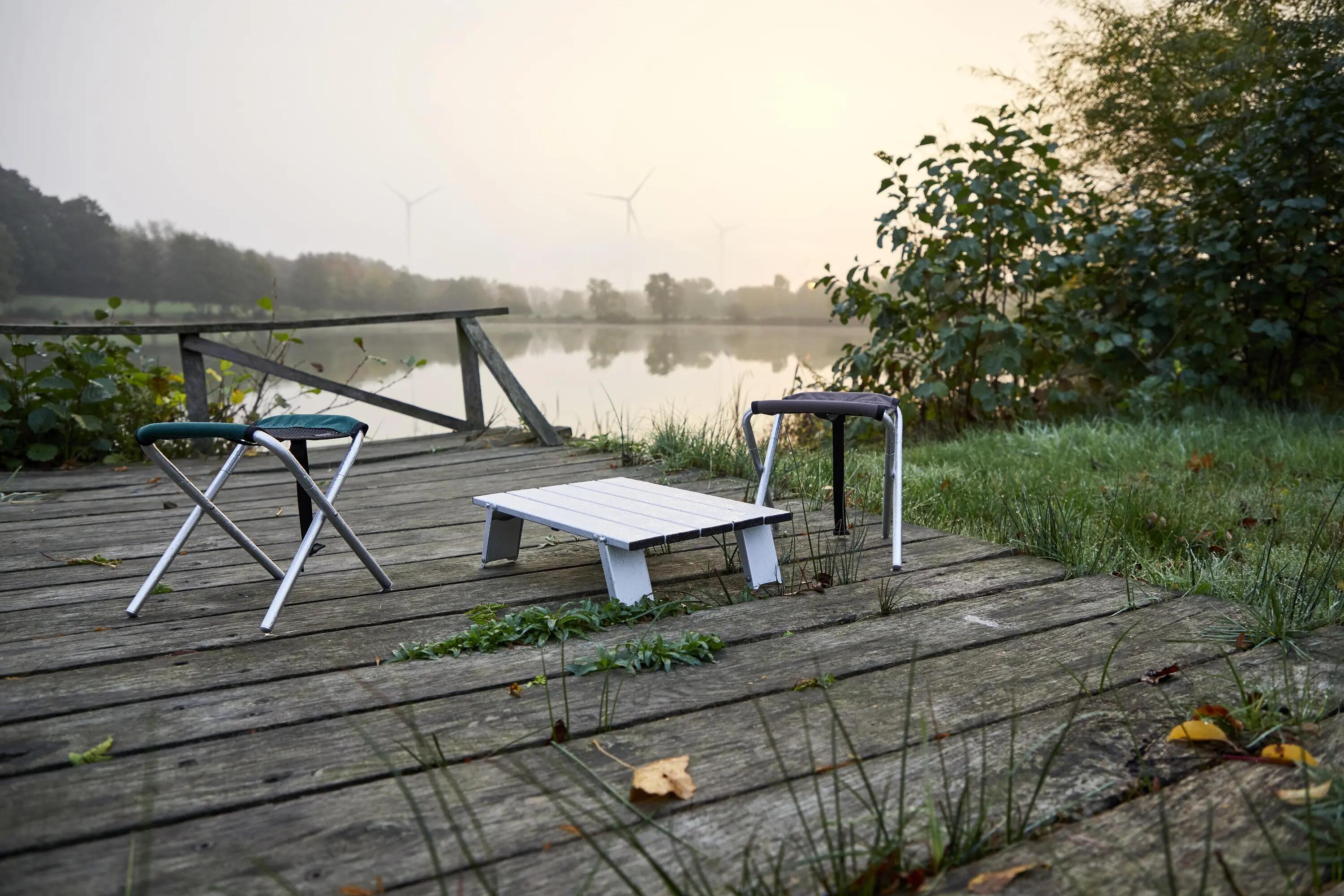 Taboret składany Sinyala Micro Camping Aluminiowy 320g Lekki 8/8