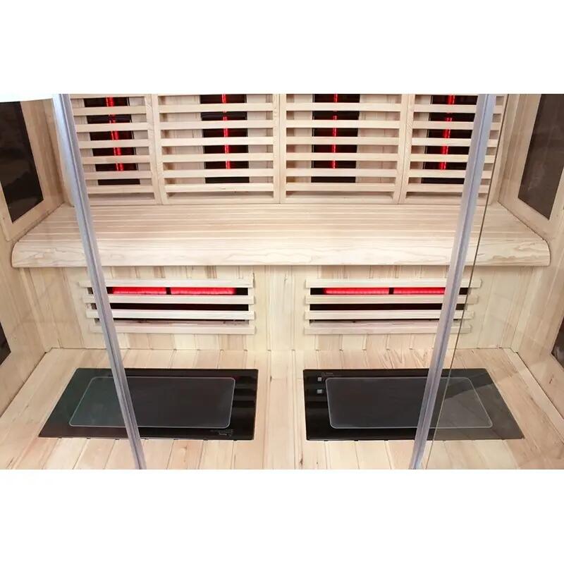 Sauna Infrarouge Boreal® 200 à Spectre Complet - 200x135x200 7/7