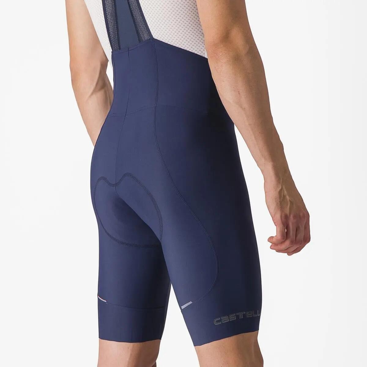 Pantaloni scurti cu bretele Castelli Espresso Indigo M 4/5