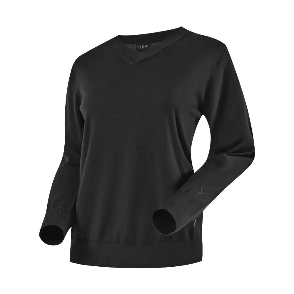 Maglione da donna con scollo a V – Leggero ed elegante in lana merino 2/7