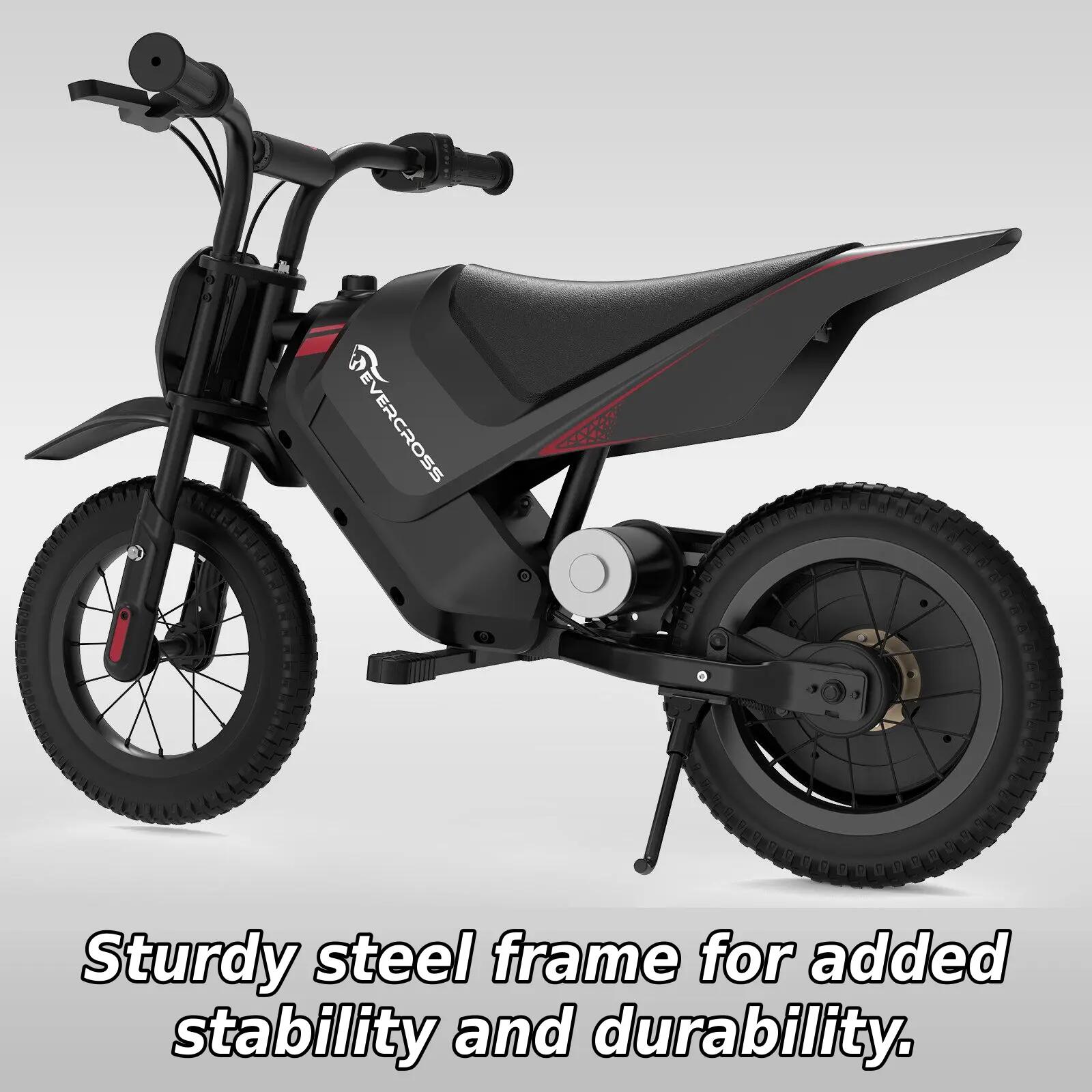 Moto elétrica criança EV05M - 12 polegadas - 150W - 8/16km/h - 15km autonomia 6/11