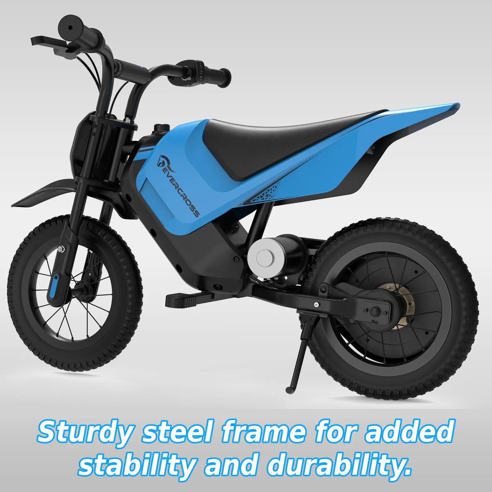 Moto elétrica criança EV05M - 12 polegadas - 150W - 8/16km/h - 15km autonomia 6/11