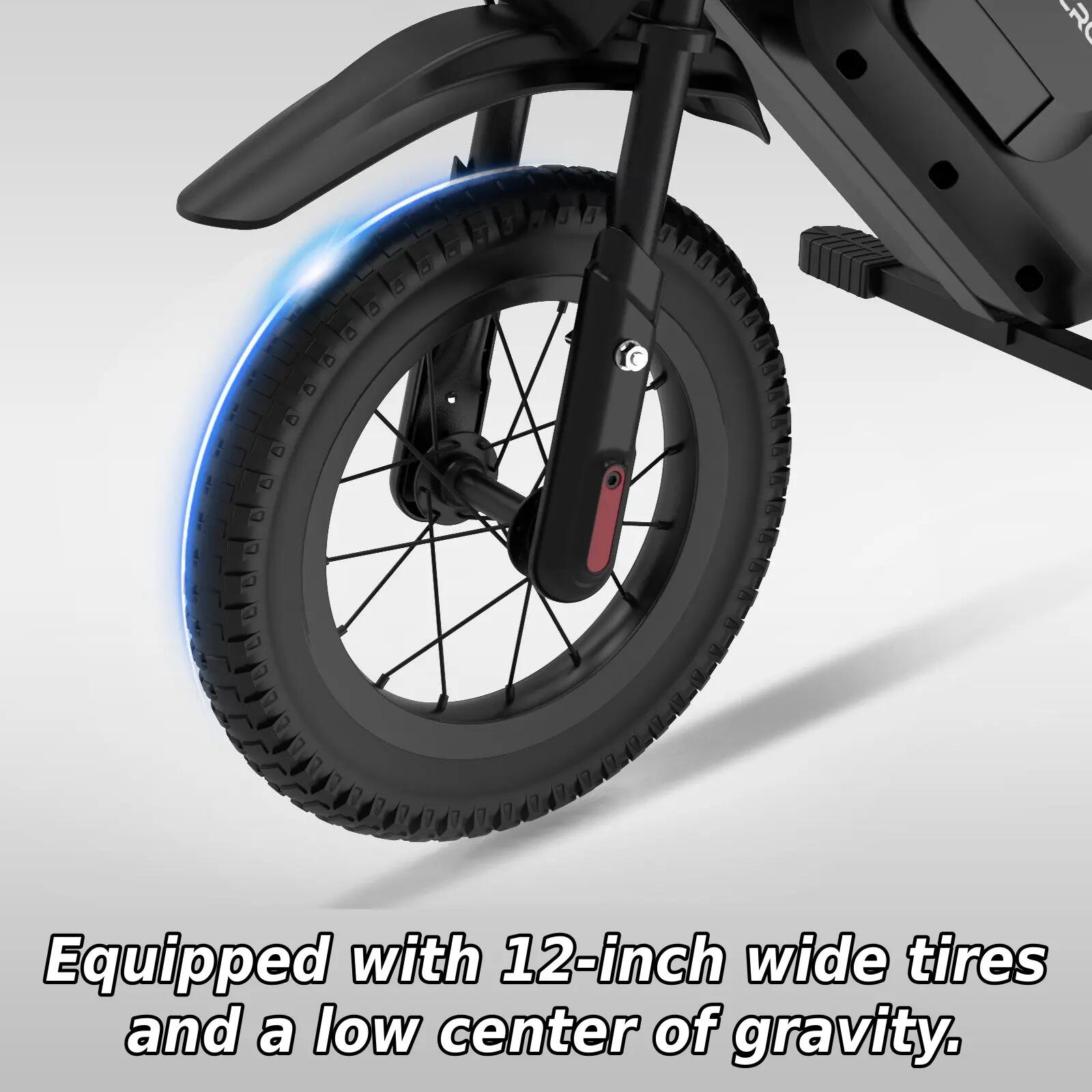 Moto elétrica criança EV05M - 12 polegadas - 150W - 8/16km/h - 15km autonomia 5/11
