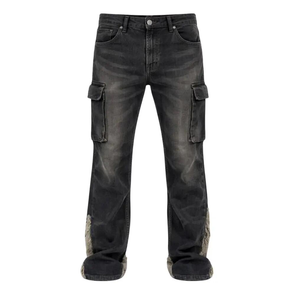 Firetrap Mens Denim Slim Cargo Jeans