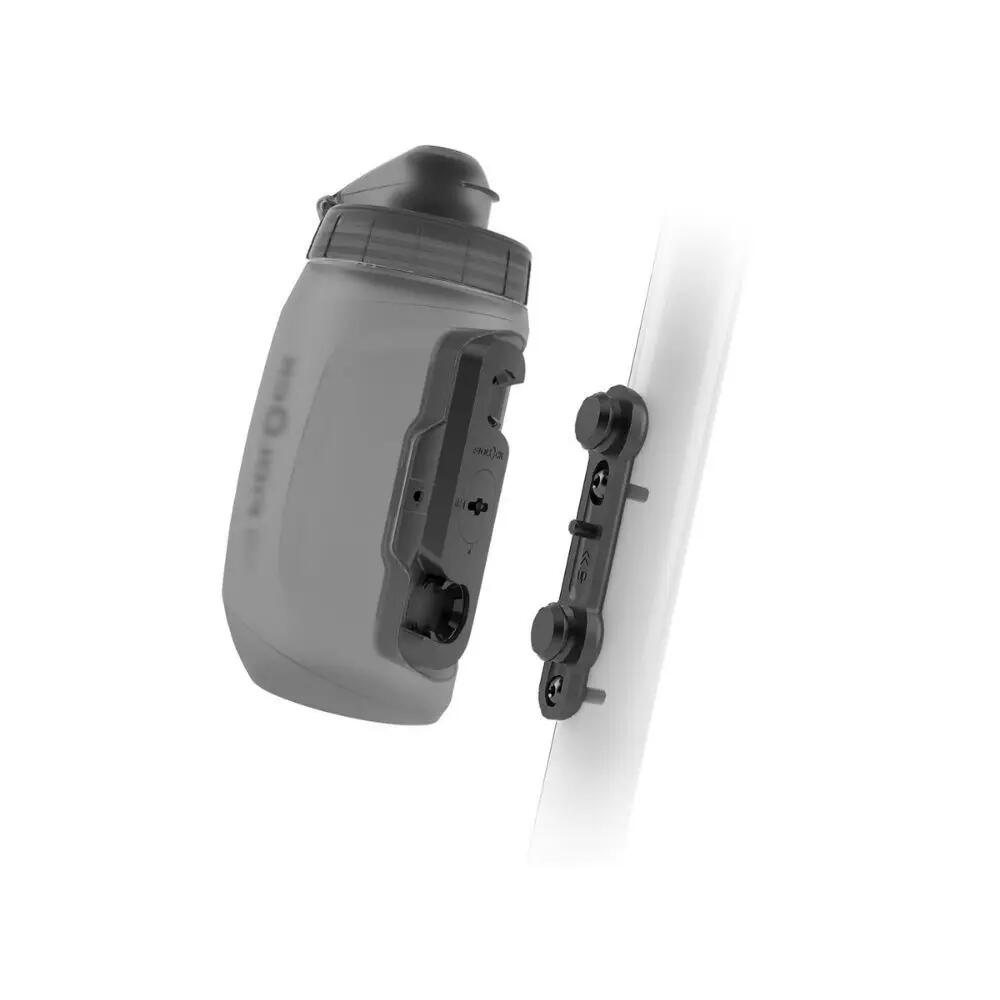 TWIST bottiglia 450 + base bici - nero 1/2