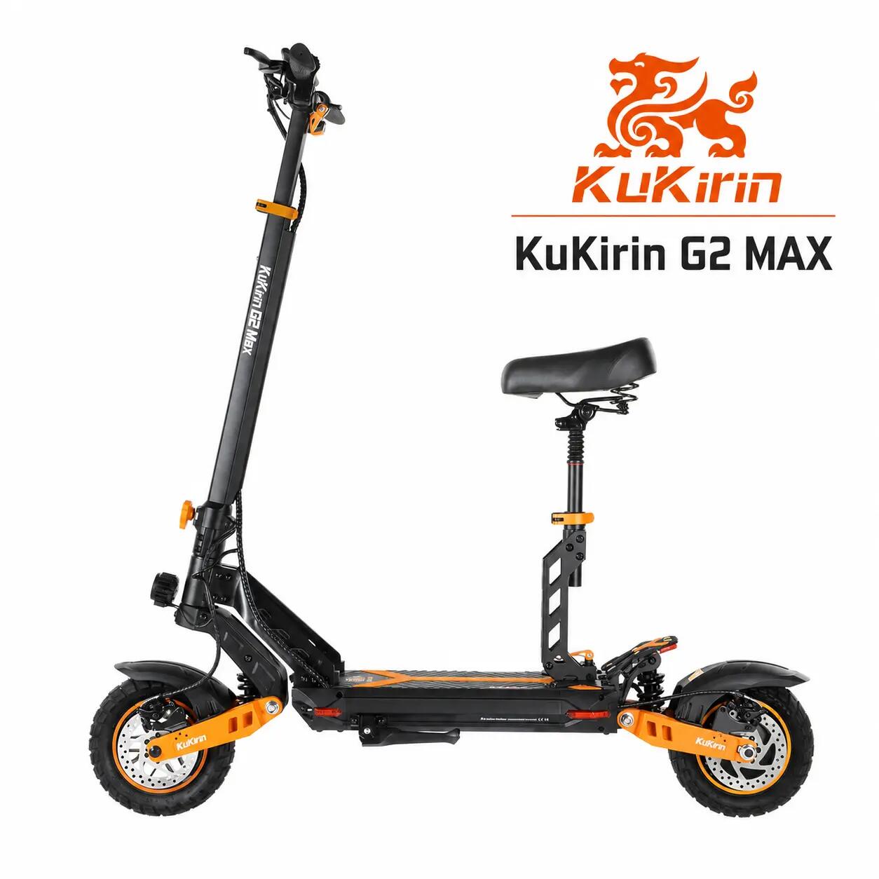 Elektrische step Kukirin G2 Max 1000W 48V opvouwbaar 1/13