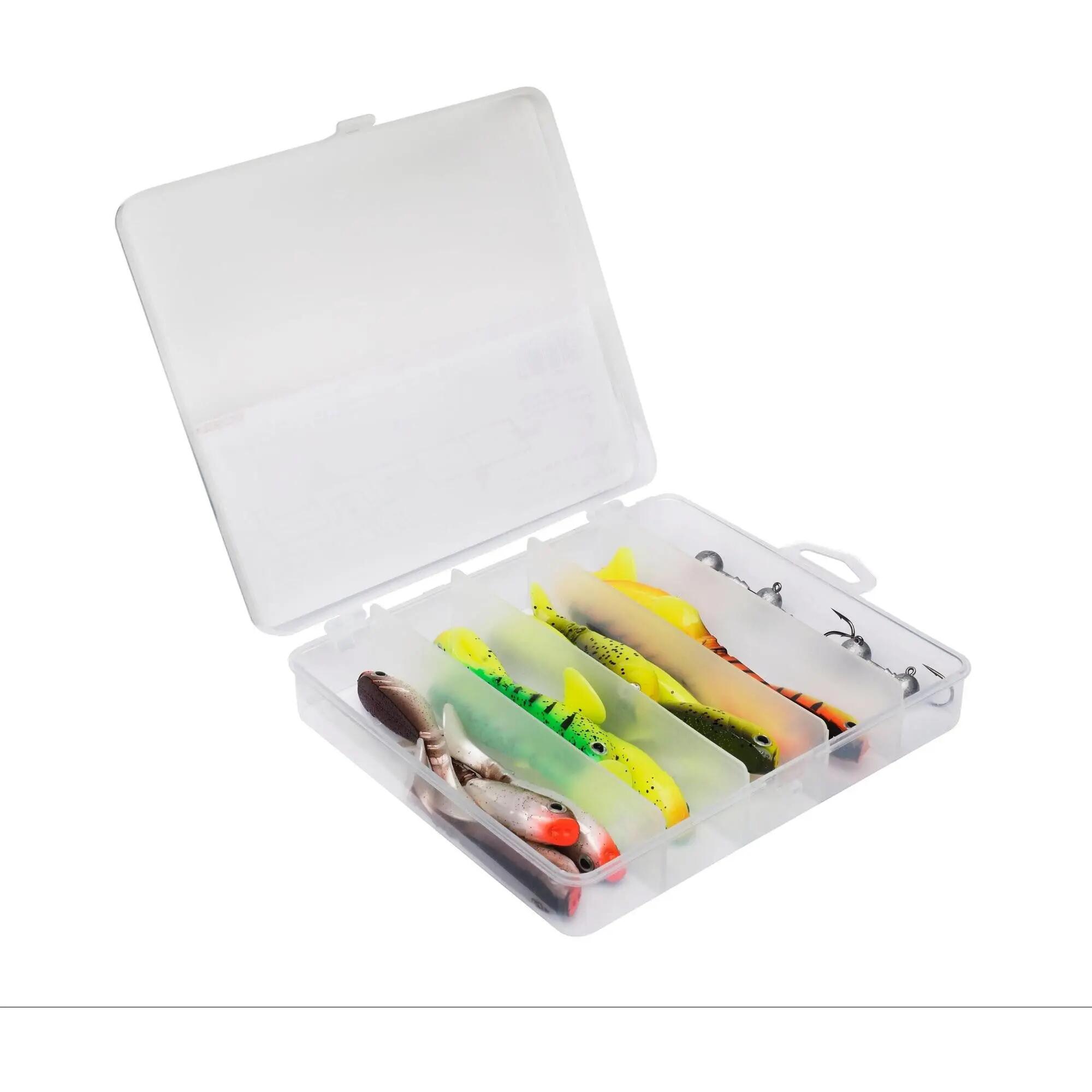Kit leurre avec têtes plombées Berkley Pulse Shad (x16) 4/4