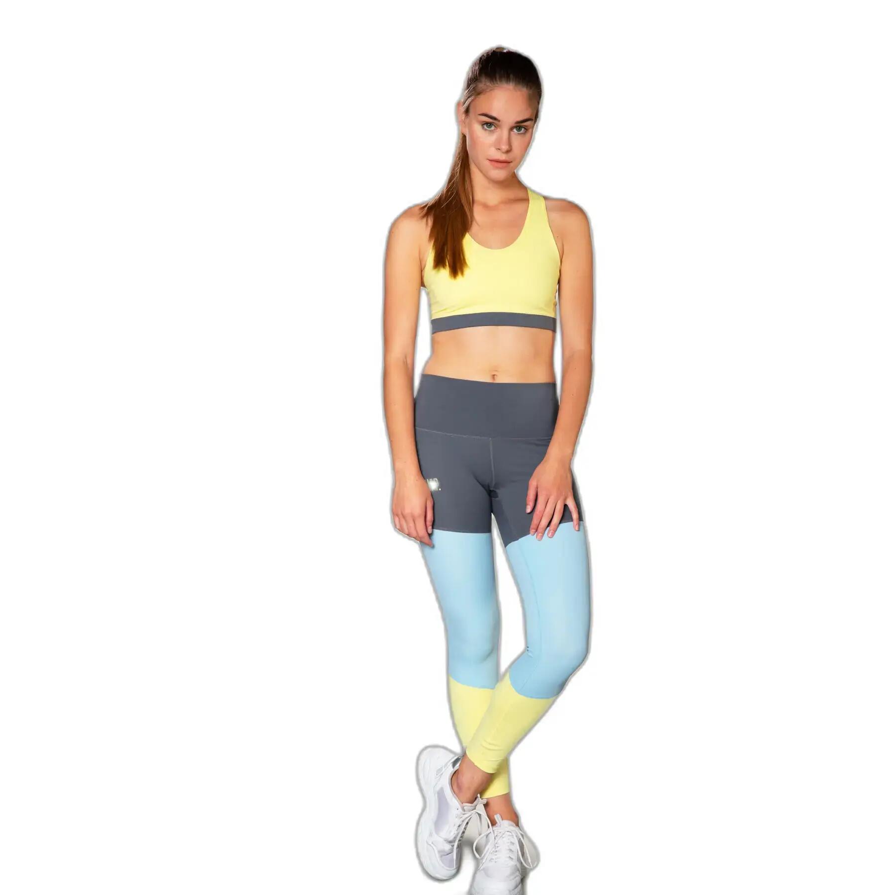 Legginsy trójkolorowe damskie Snap Climbing 2/6