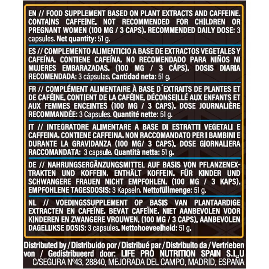 LIFE PRO FOCUS NOOTROPIC COMPLEX 60 CAPS - Rendimiento Cognitivo 4/6