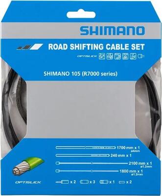 Shimano ot-rs900 optislick black derailleur cables and housings