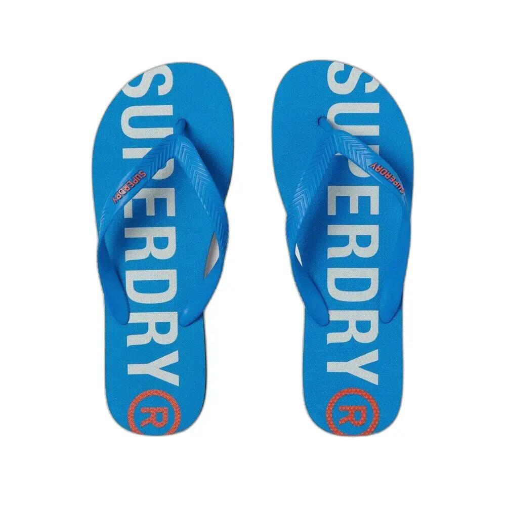 Chanclas Superdry Core Essential Azules para Hombre 5/7