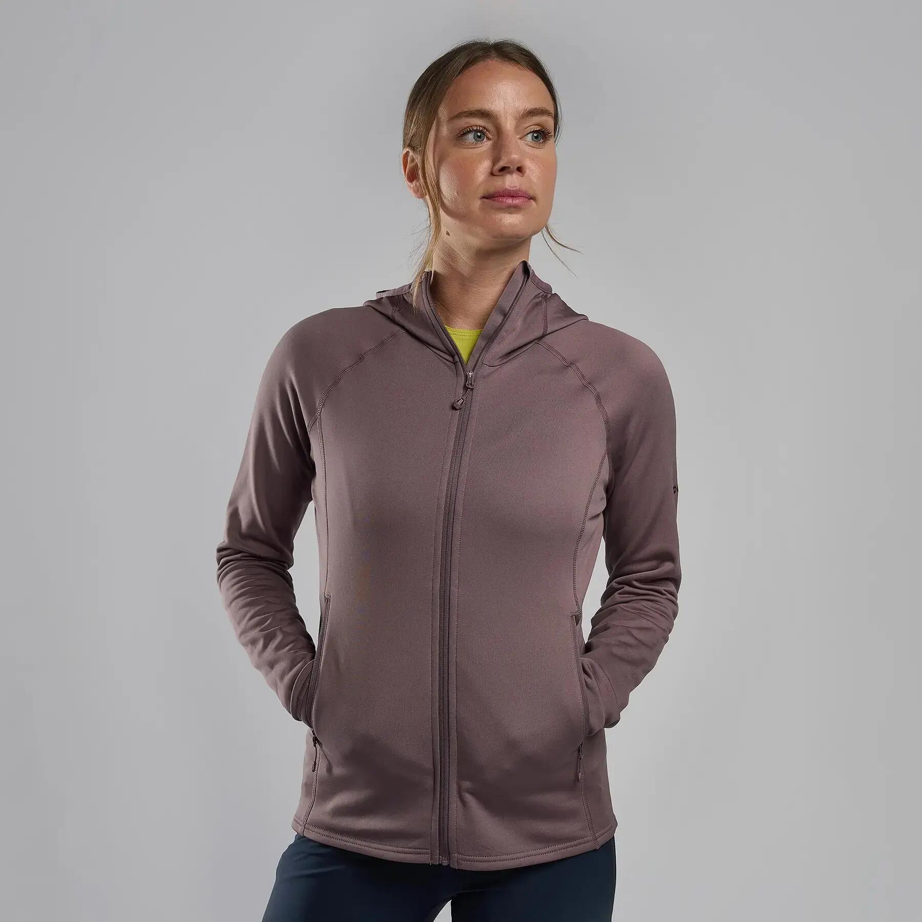 Dames fleece met capuchon Montane Fury Lite 2/6