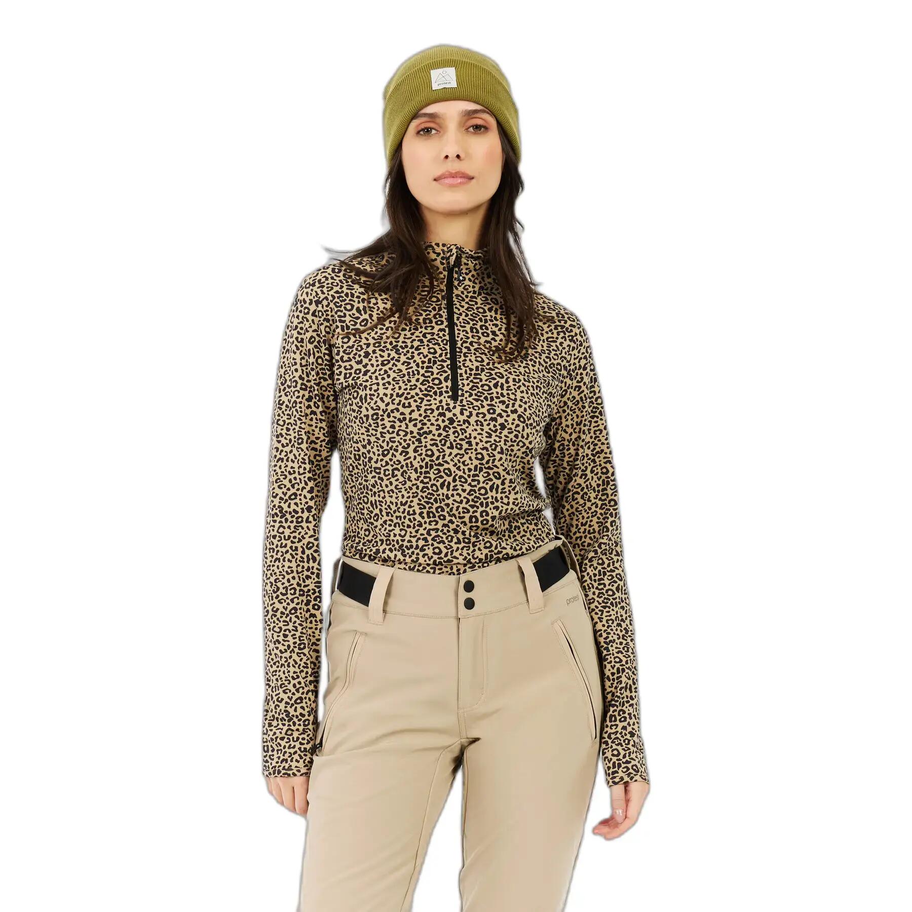 Fleece 1/4 Reißverschluss Damen Protest Esher 2/7