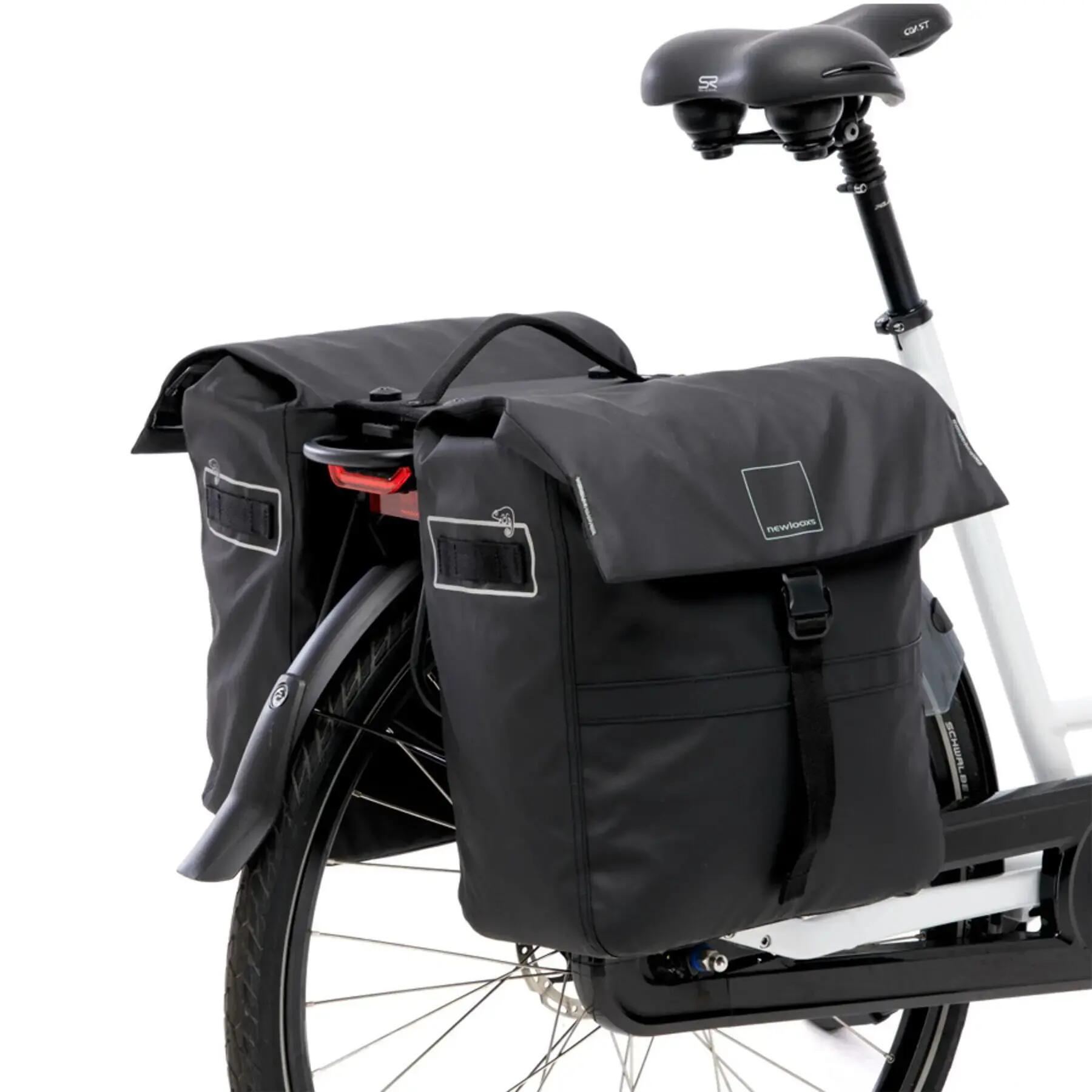 Dubbele fietstas Leeds MIK 2.0, zwart 4/5