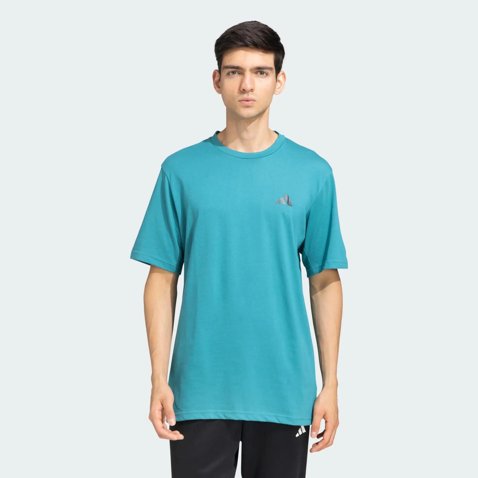 Adidas TR-ES COMF TEE Men Training T-Shirts Turquoise -  1