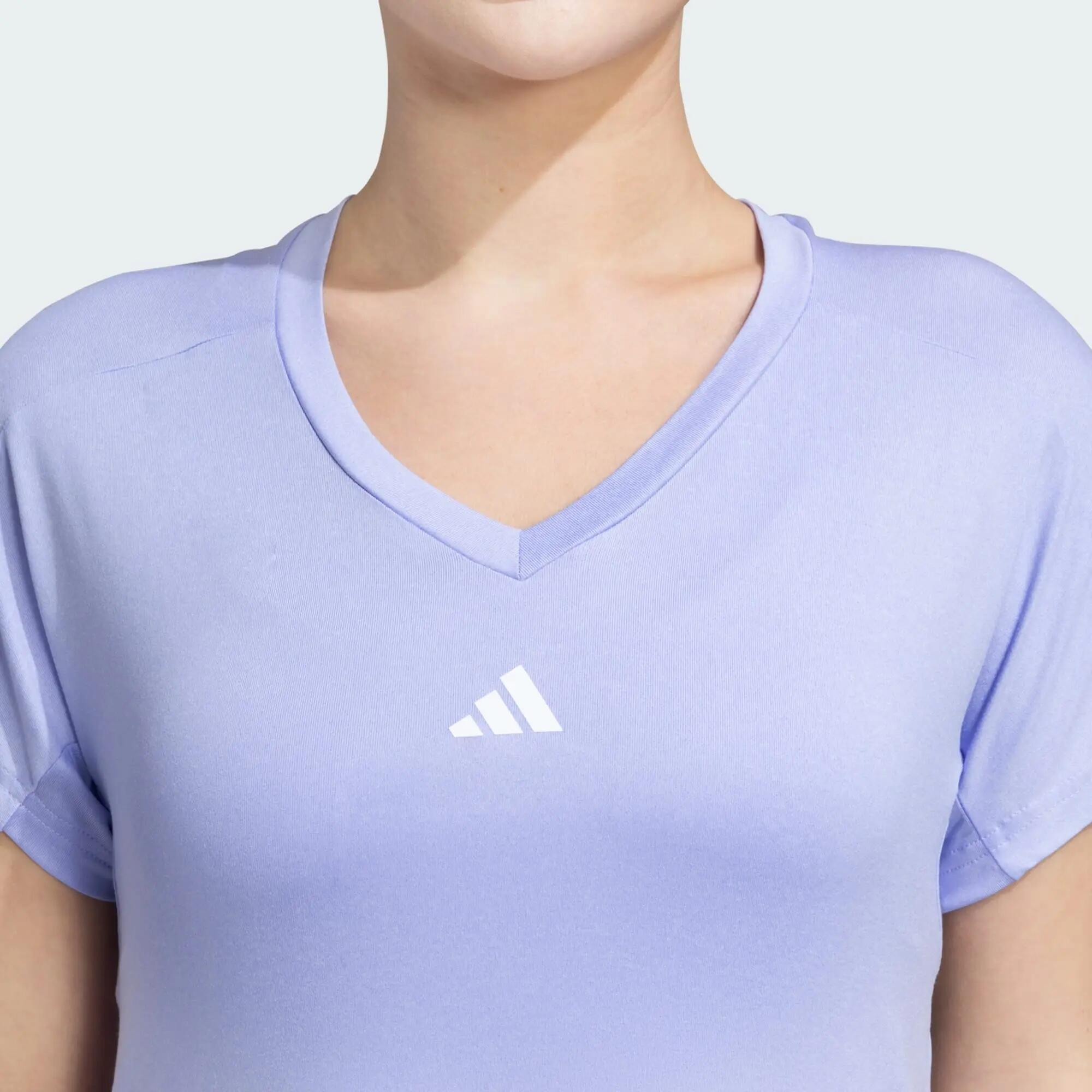 Adidas TR-ES MIN T Women Training T-Shirts Purple -  5