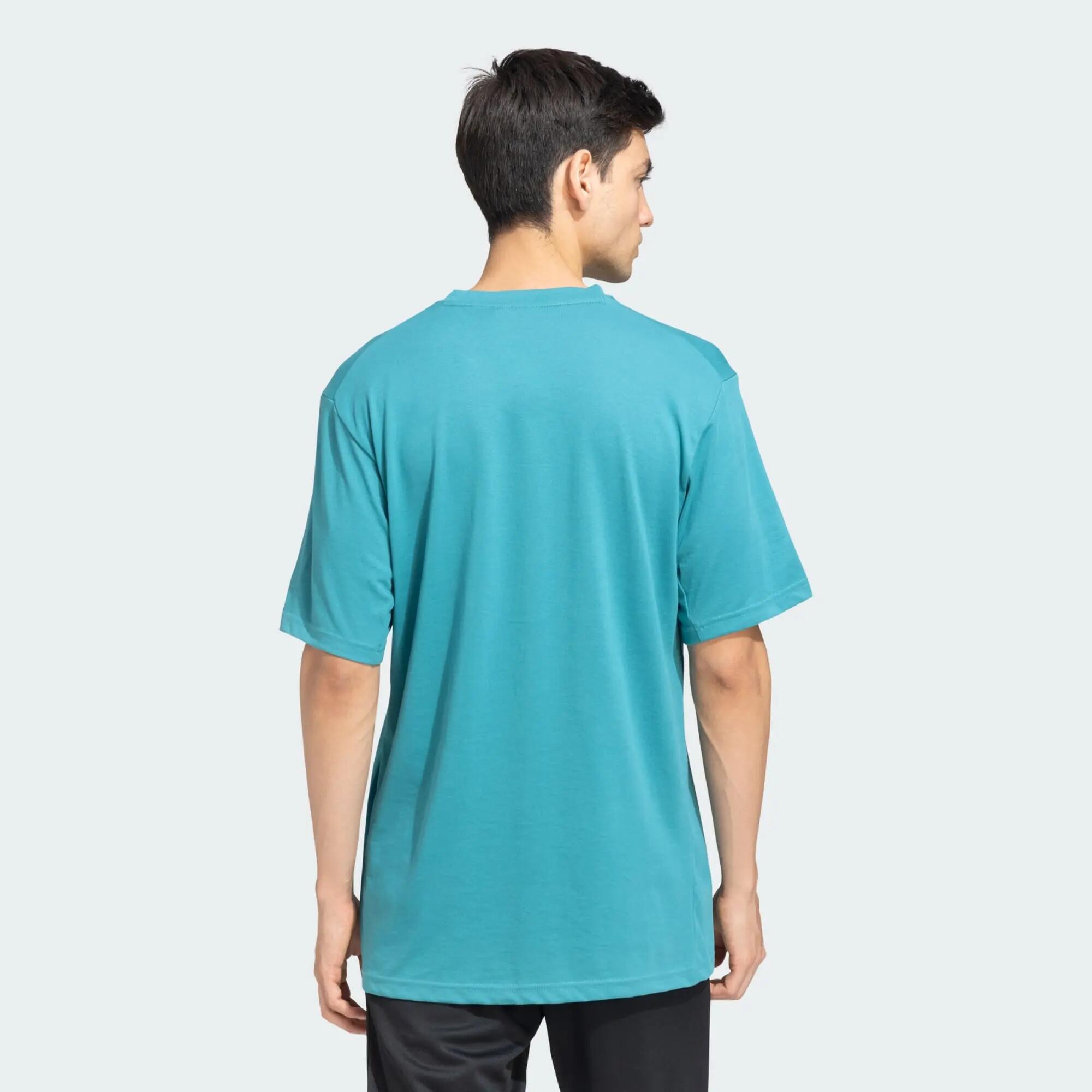 Adidas TR-ES COMF TEE Men Training T-Shirts Turquoise -  3