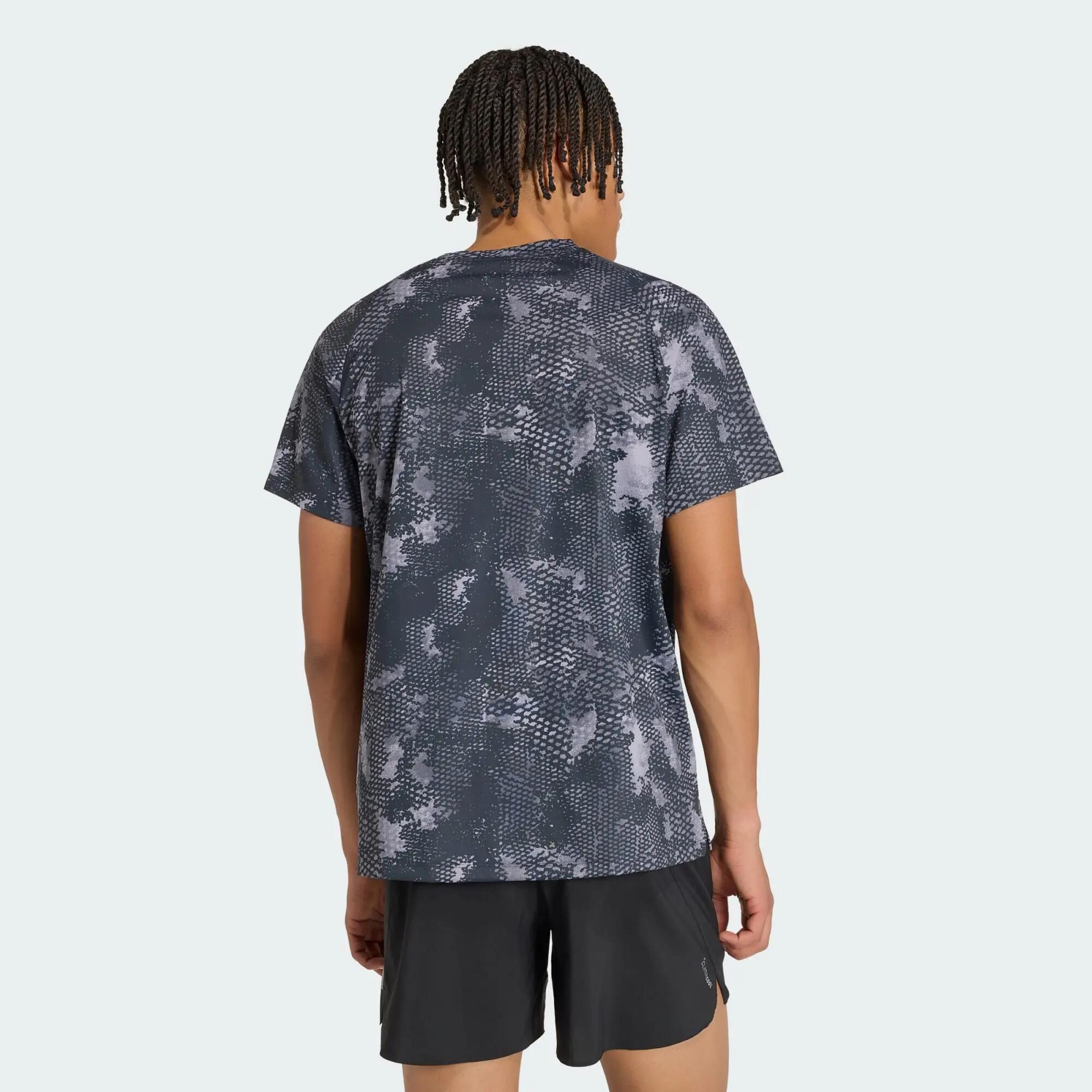 Adidas SAP M TEE Men Running T-Shirts Purple -  3