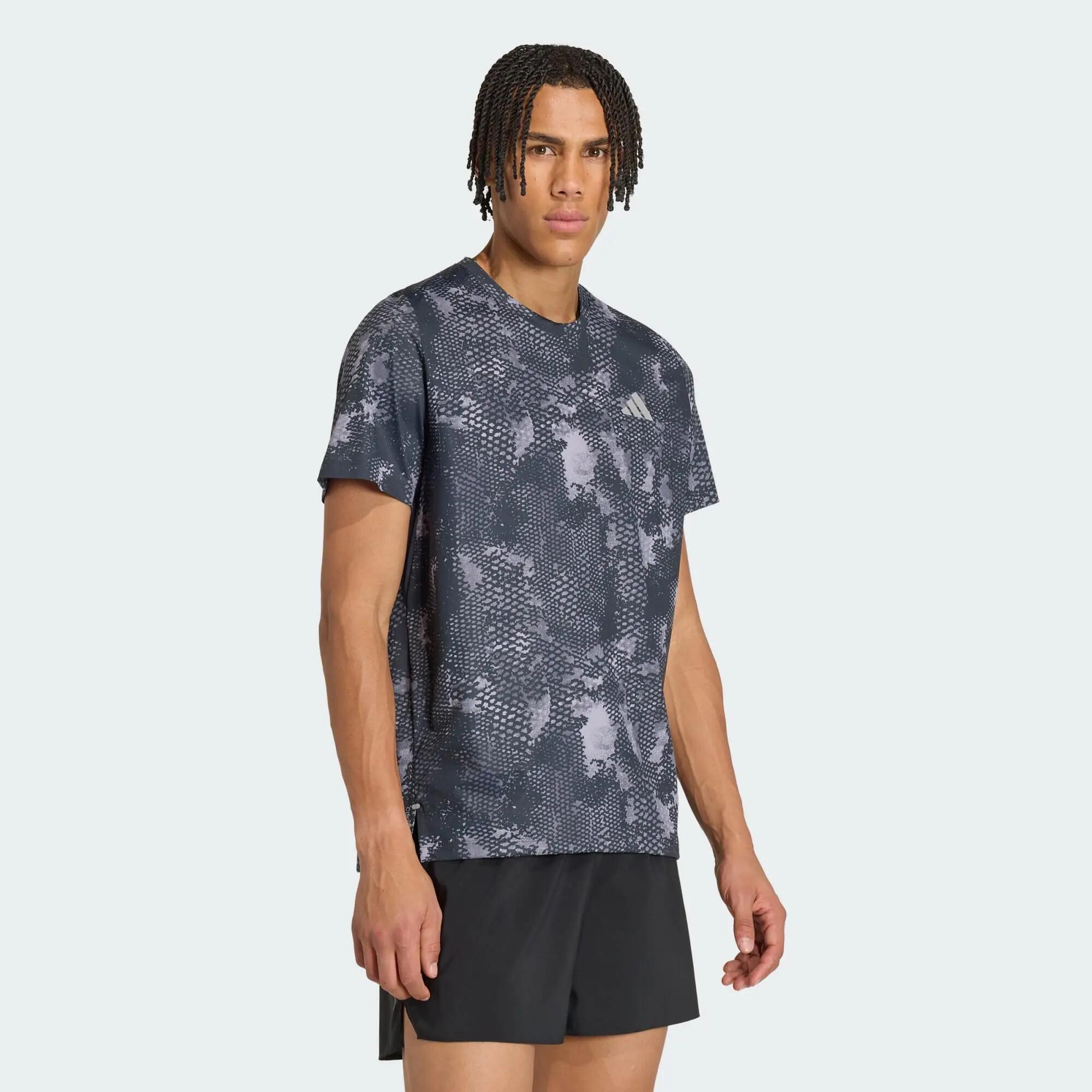 Adidas SAP M TEE Men Running T-Shirts Purple -  2
