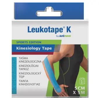 Taśma do kinesiotapingu sportowa LEUKOTAPE by ACTIMOVE elastyczna 2/3