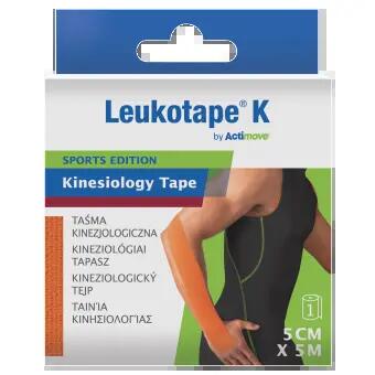 Taśma do kinesiotapingu sportowa LEUKOTAPE by ACTIMOVE elastyczna 2/3
