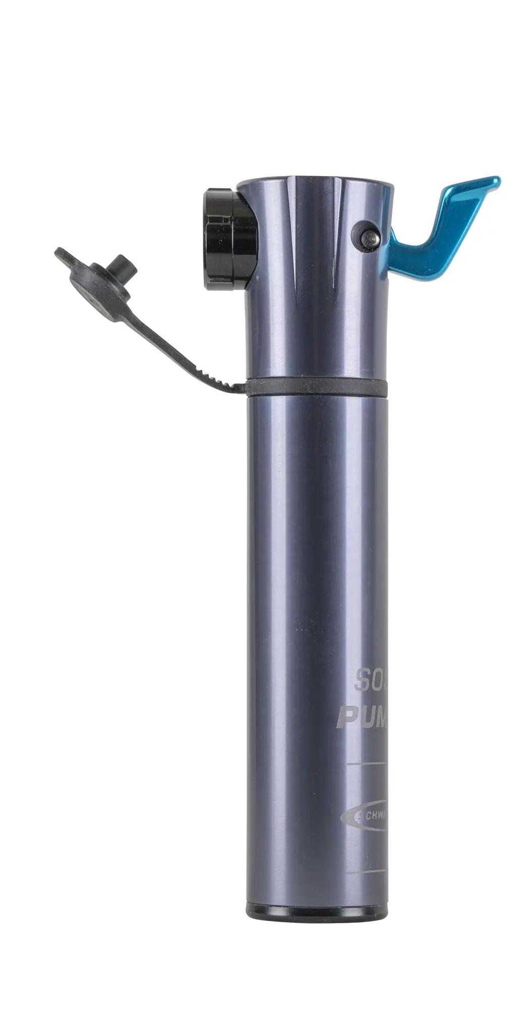 Schwalbe Minipumpe SOS Pump, AV/SV bis 6 bar, Aluminium, silber 4/4