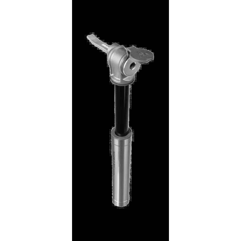 Pompa Mini Topeak Roadie Tt Trtt-1S - Twinturbo 160Psi/11Bar, 165Mm, Argintiu 3/4