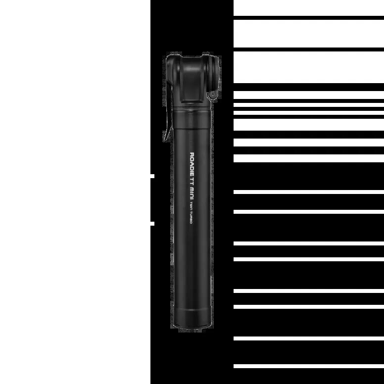 Topeak Handpumpe Roadie TT Mini Twin Turbo 1/7