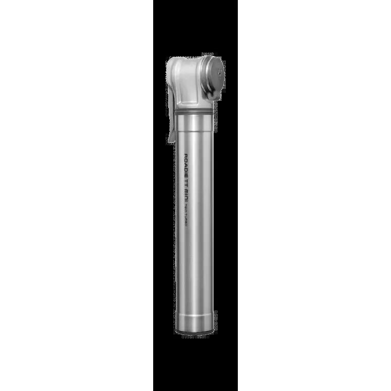 Pompa Mini Topeak Roadie Tt Trtt-1S - Twinturbo 160Psi/11Bar, 165Mm, Argintiu 2/4