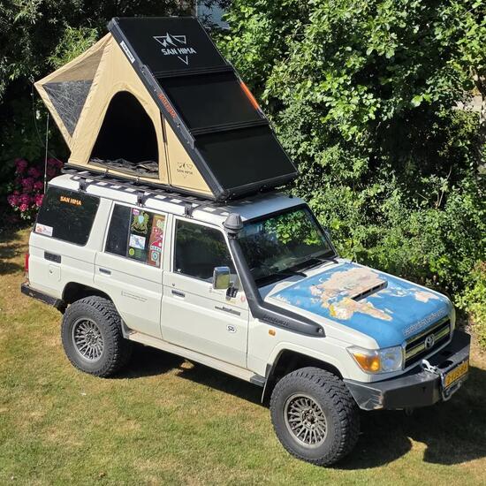 Tente De Toit Rigide LCM Offroad Dune – 2 Personnes – 212 x 131 cm – Kaki