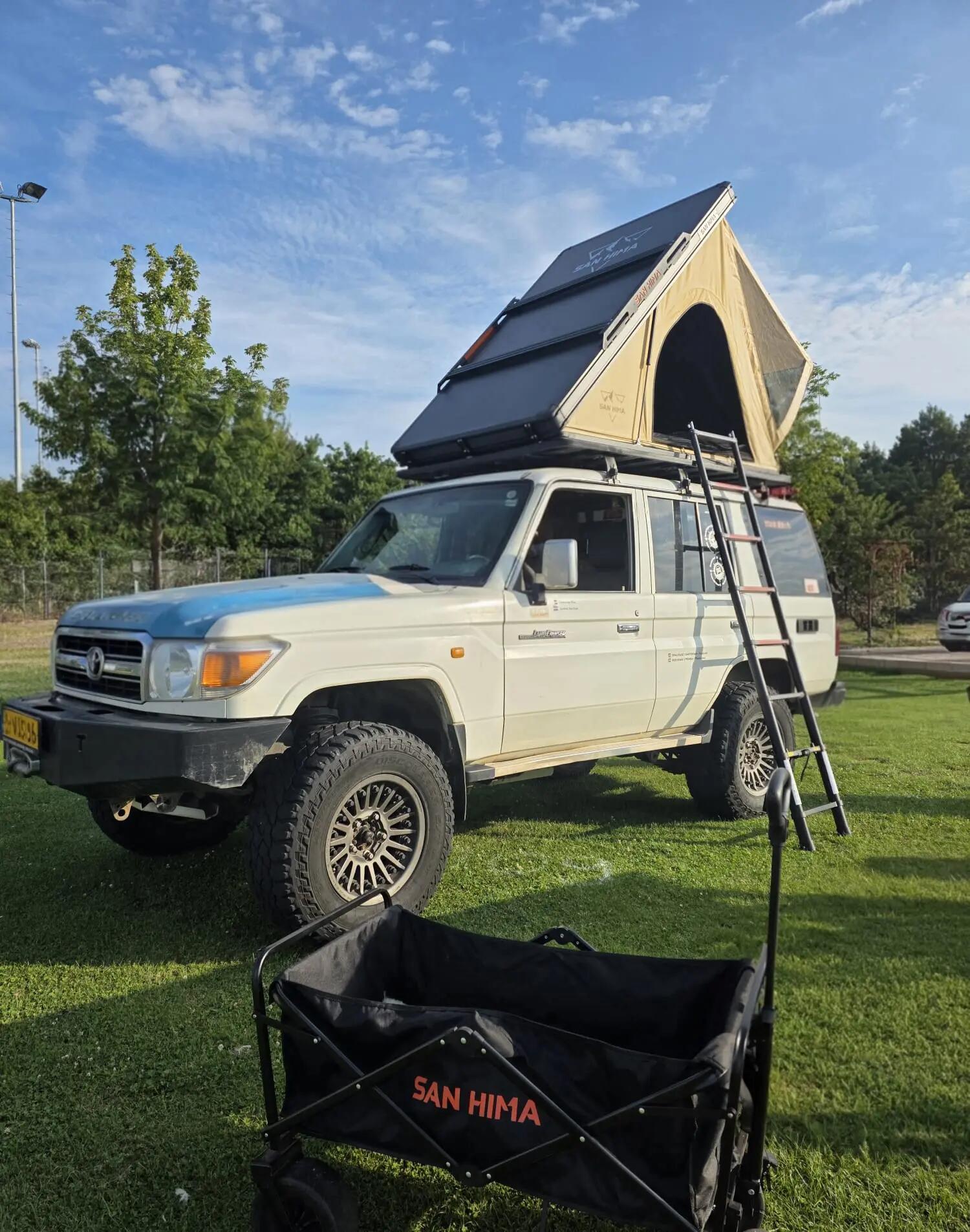 Tente De Toit Rigide LCM Offroad Dune – 2 Personnes – 212 x 131 cm – Kaki 2/4