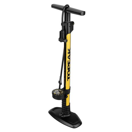 Topeak Standpumpe JoeBlow Sport 2Stage, Schwarz Gelb