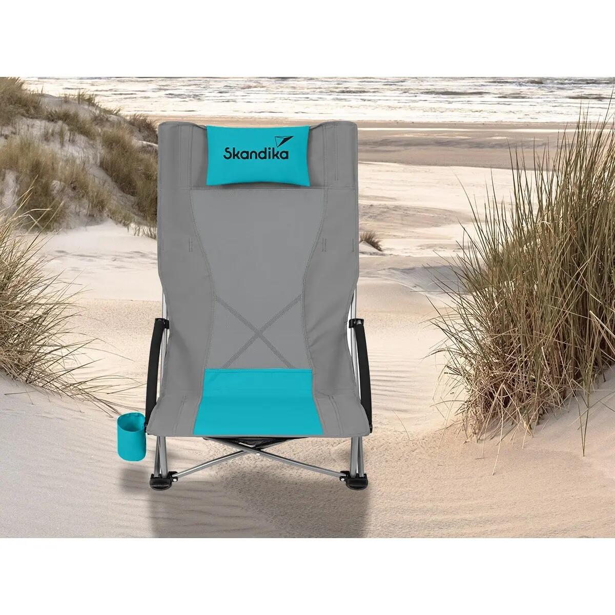 Set di 2 sedie da campeggio - Beach - Comode - rete traspirante - portabibite 3/12