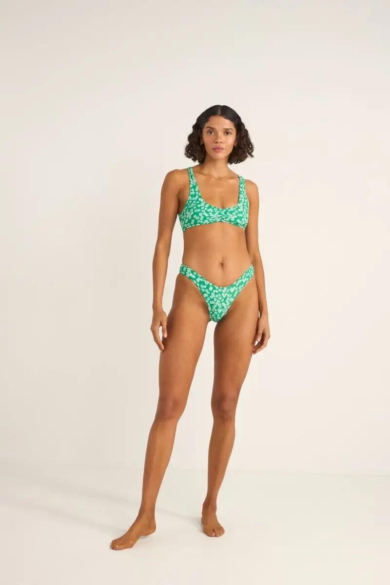 EverVert Floral Crop - Haut De Maillot Femme 4/5
