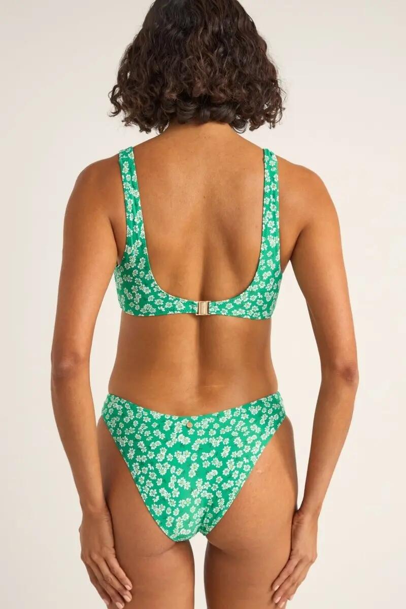 EverVert Floral Crop - Haut De Maillot Femme 3/5