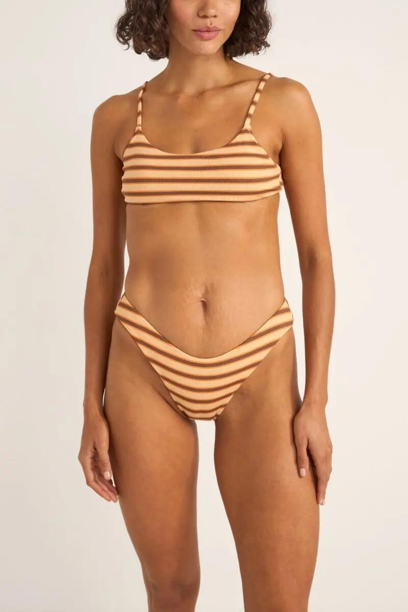 Tide Stripe Crop  - Haut de Maillot Femme 2/5