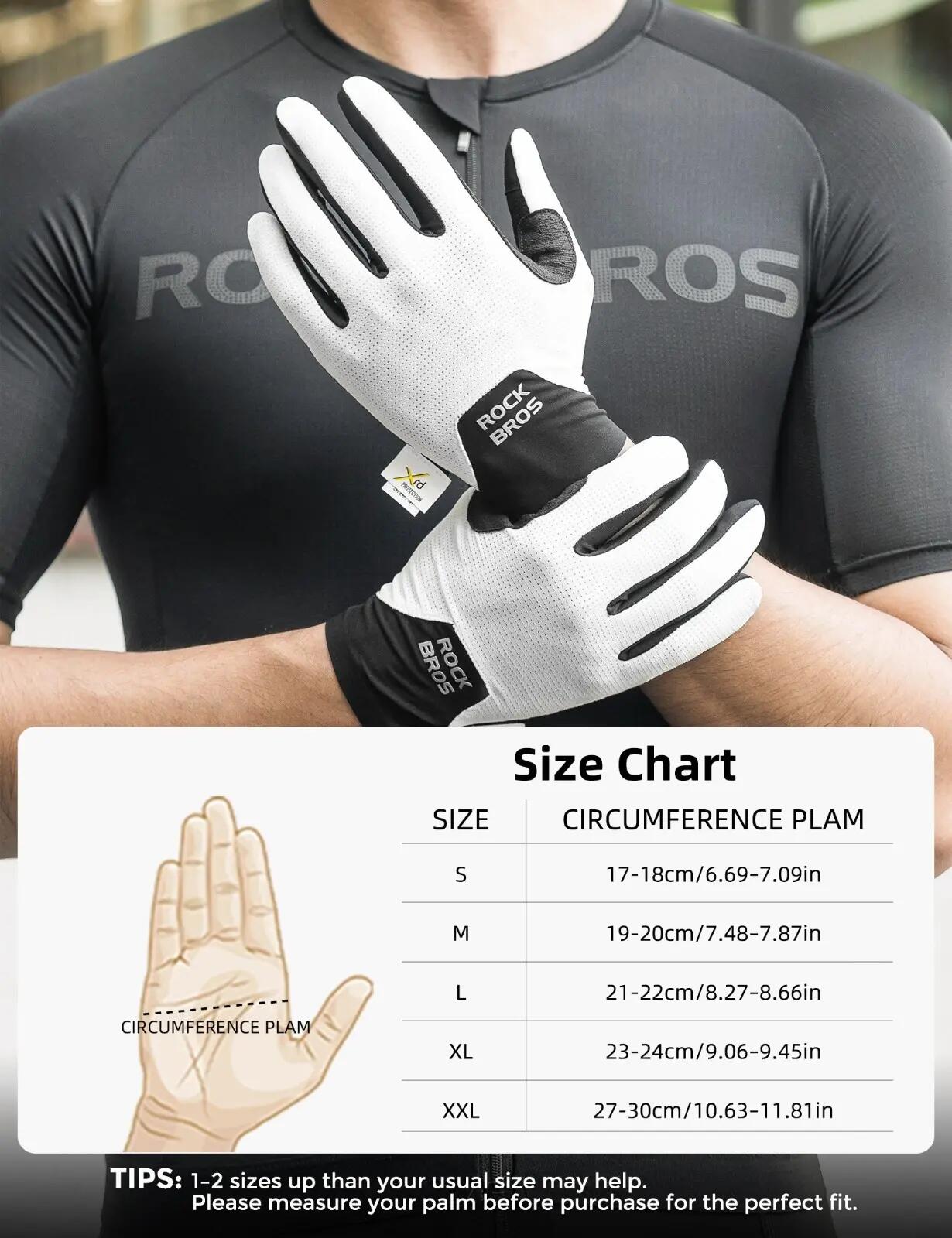 ROCKBROS Touchscreen Fahrradhandschuhe 6/7