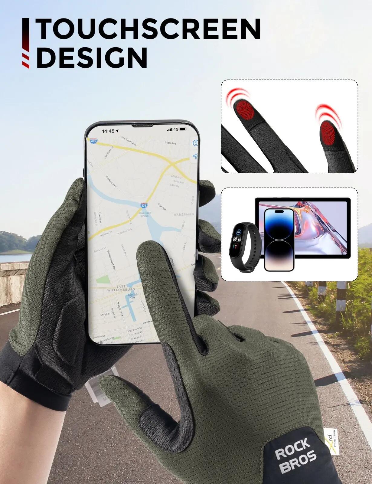ROCKBROS Touchscreen Fahrradhandschuhe 4/7