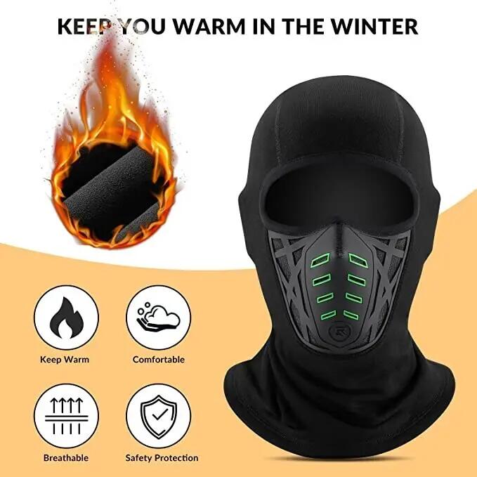 Winter-Sturmhaube aus Fleece-Mischgewebe – atmungsaktiv & elastisch 2/8