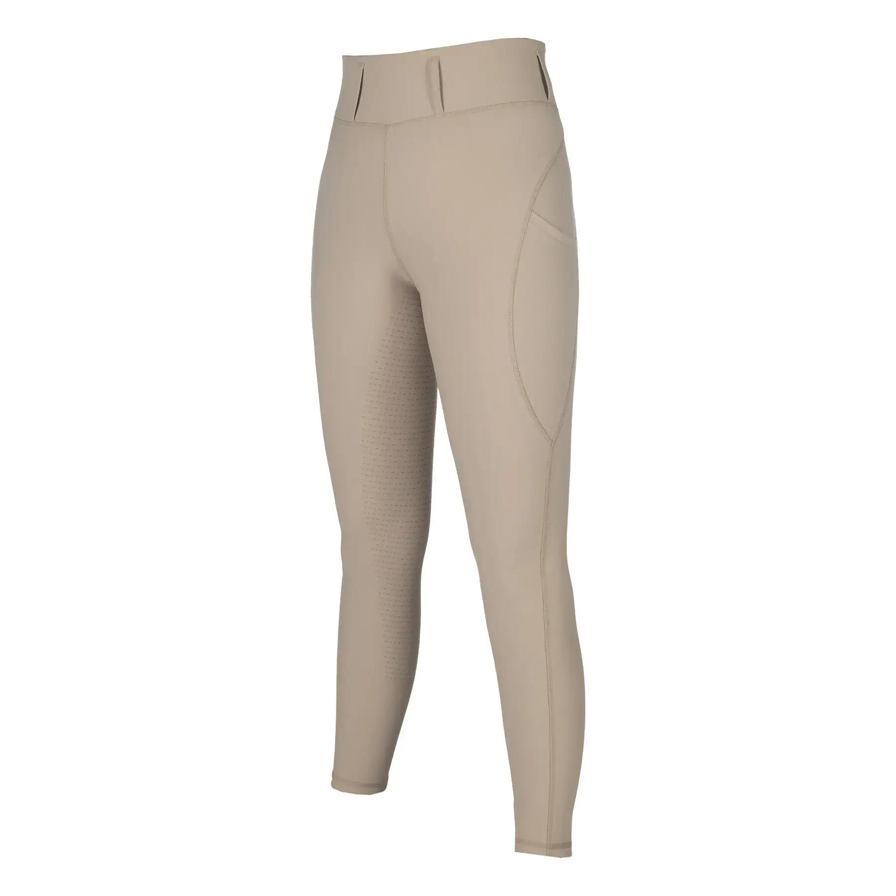 Leggings de equitação full grip para mulher HKM Jil High Waist 3/3