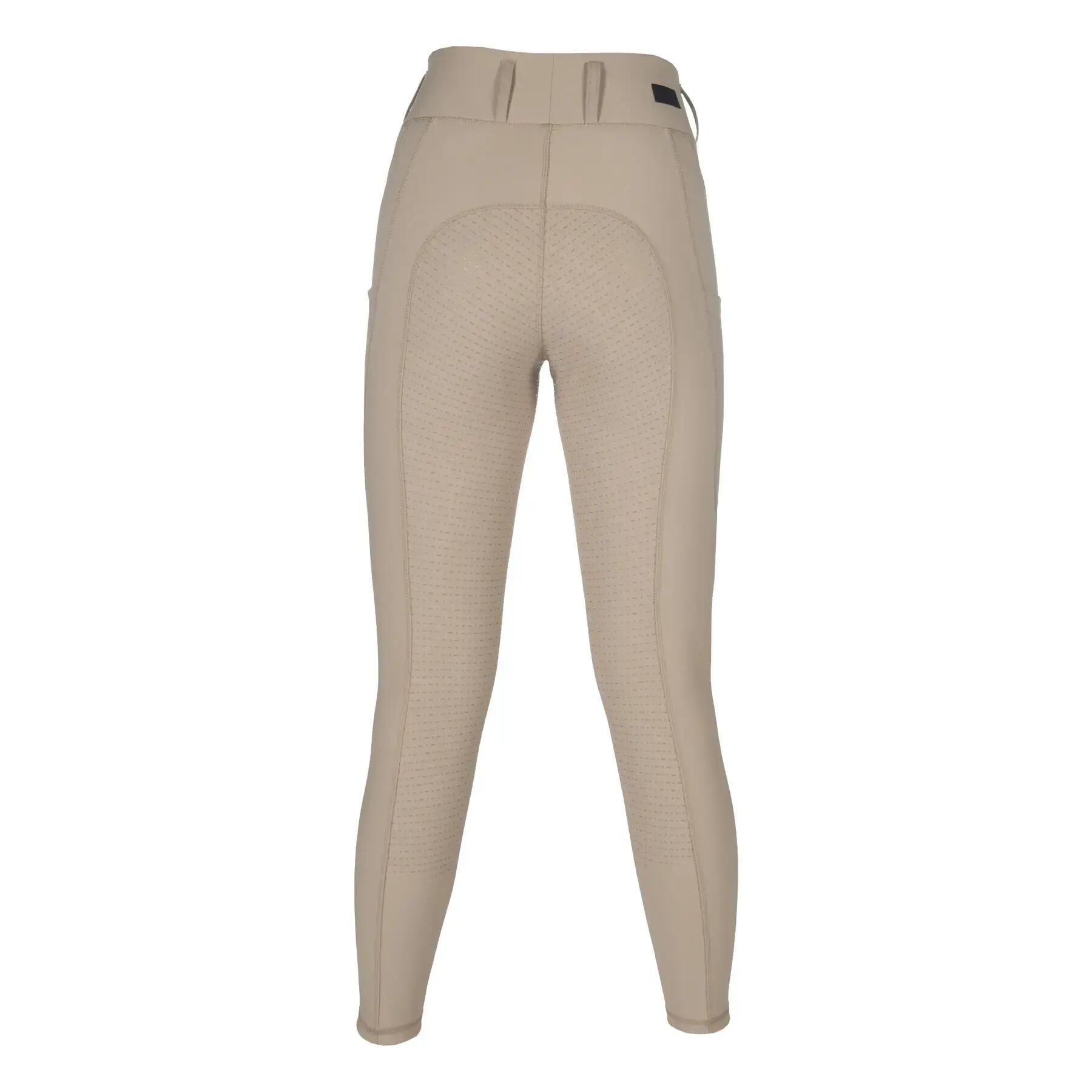 Leggings de equitação full grip para mulher HKM Jil High Waist 2/3