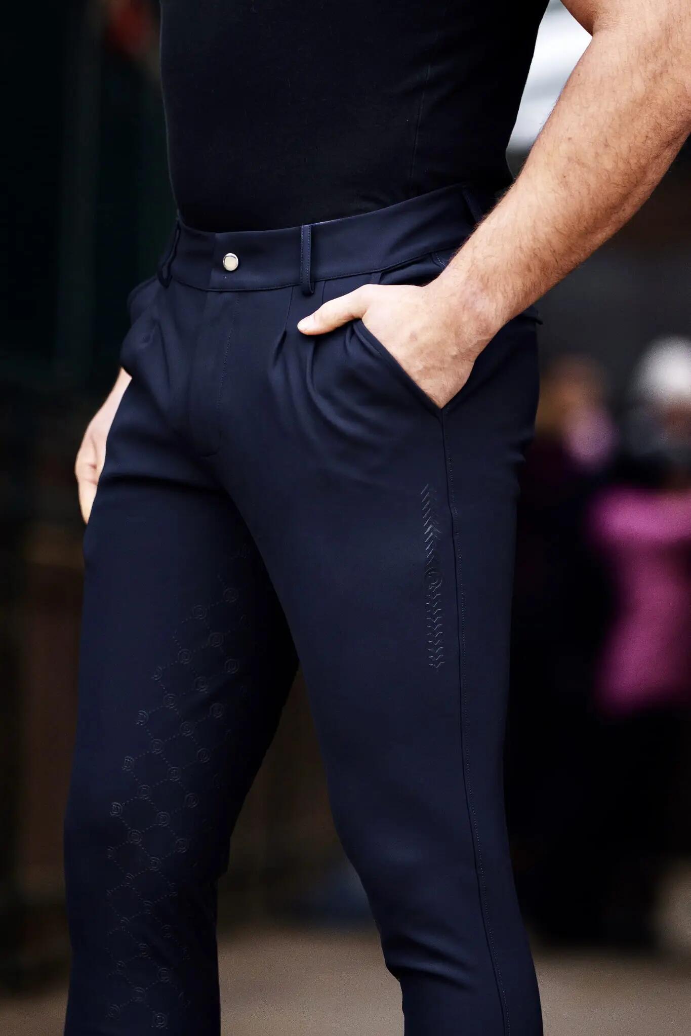 Calças equitação homem silicone Matt - L Sport Unisex 2/4