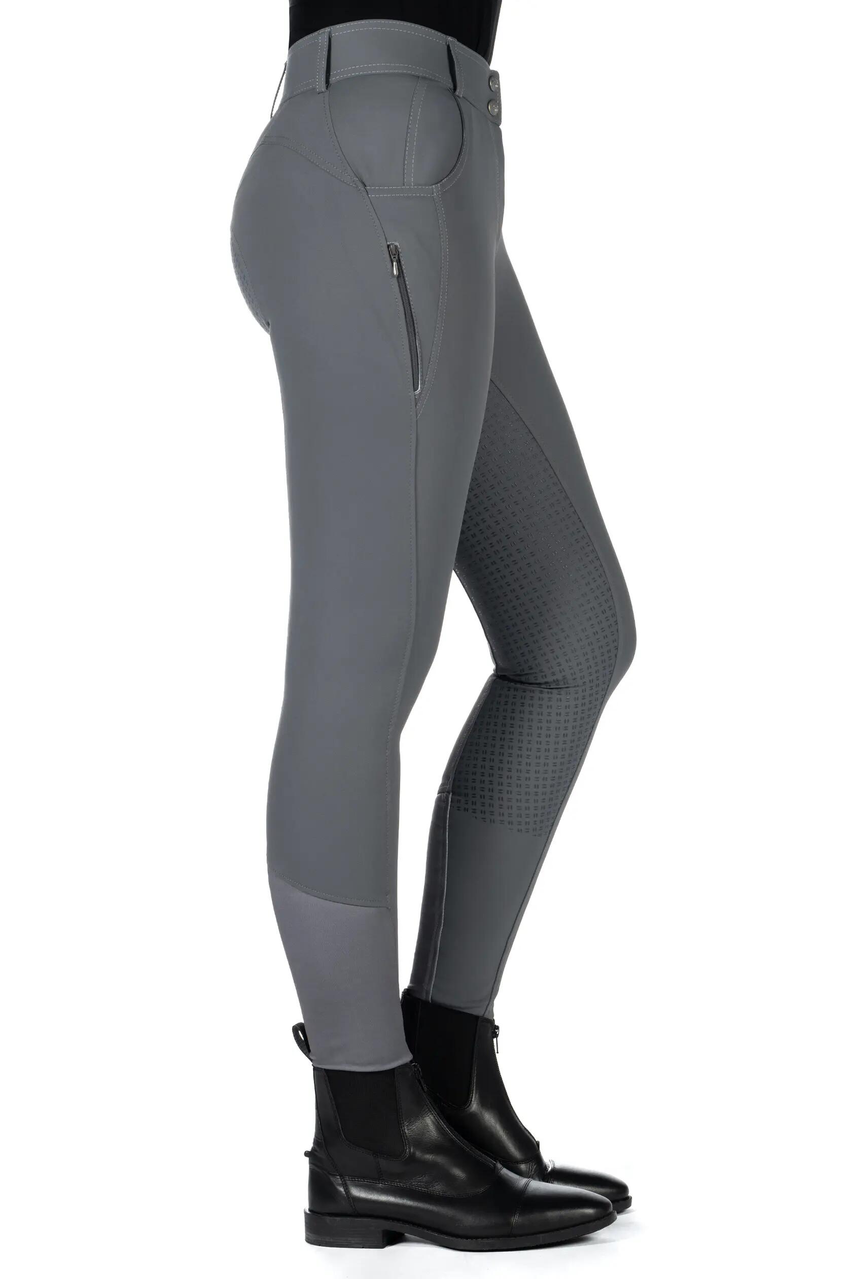 Reithose mit Silikon-Mid-Grip für Damen HKM Ari 3/7