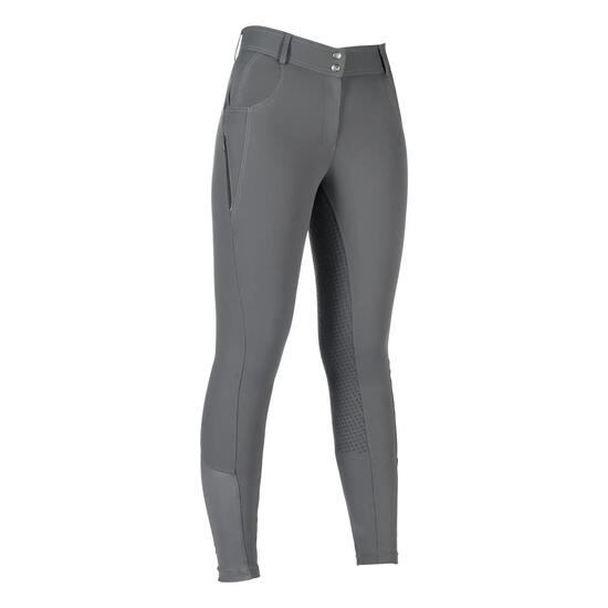 Spodnie jeździeckie silikonowe mid grip damskie HKM Ari